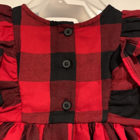 The Children’s Place, Classic Red, Ruffled Dress, with Bloomers. - Picture 6 of 8